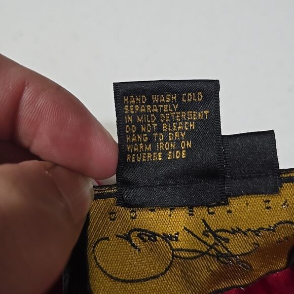 Pink Silk Wide Leg Pants SzM 28x30 VTG Diane Gilman Slacks Palazzo Dopamine Glam - Picture 15 of 15